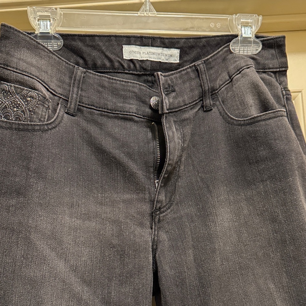 Chico's High Rise Black Jeans